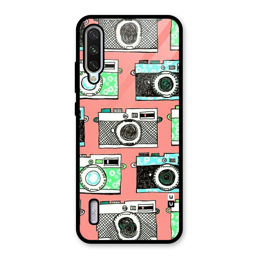 Cam Art Loving Glass Back Case for Mi A3