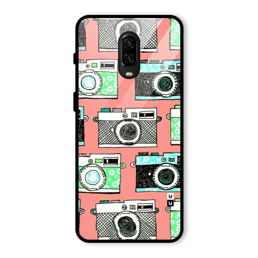 Cam Art Loving Glass Back Case for OnePlus 6T