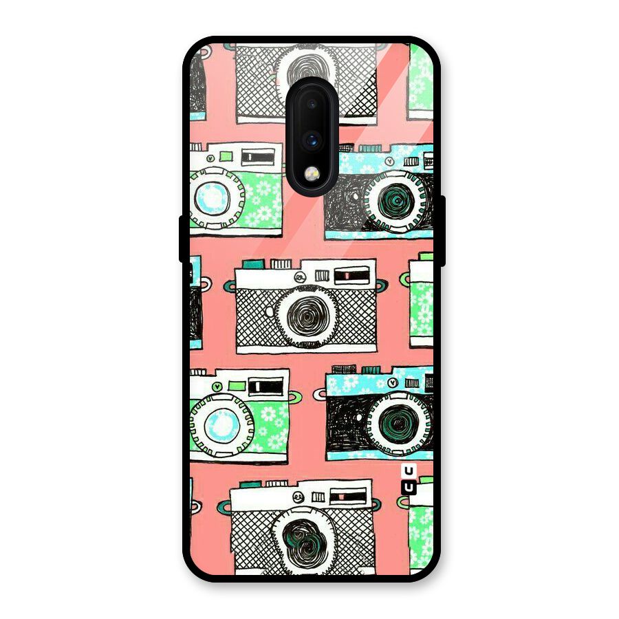 Cam Art Loving Glass Back Case for OnePlus 7