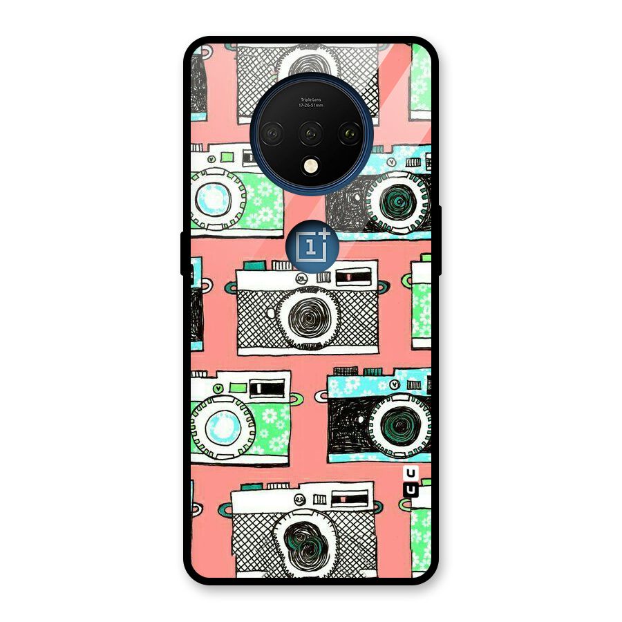 Cam Art Loving Glass Back Case for OnePlus 7T