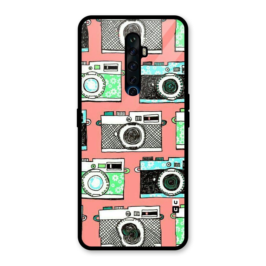 Cam Art Loving Glass Back Case for Oppo Reno2 F