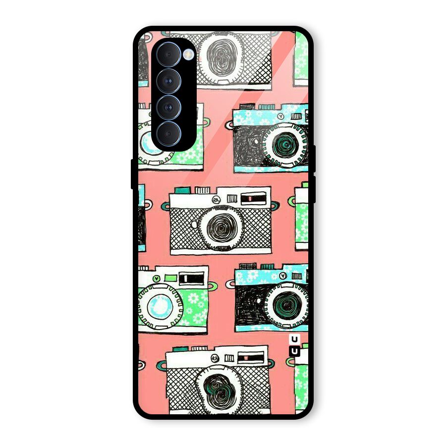 Cam Art Loving Glass Back Case for Oppo Reno4 Pro