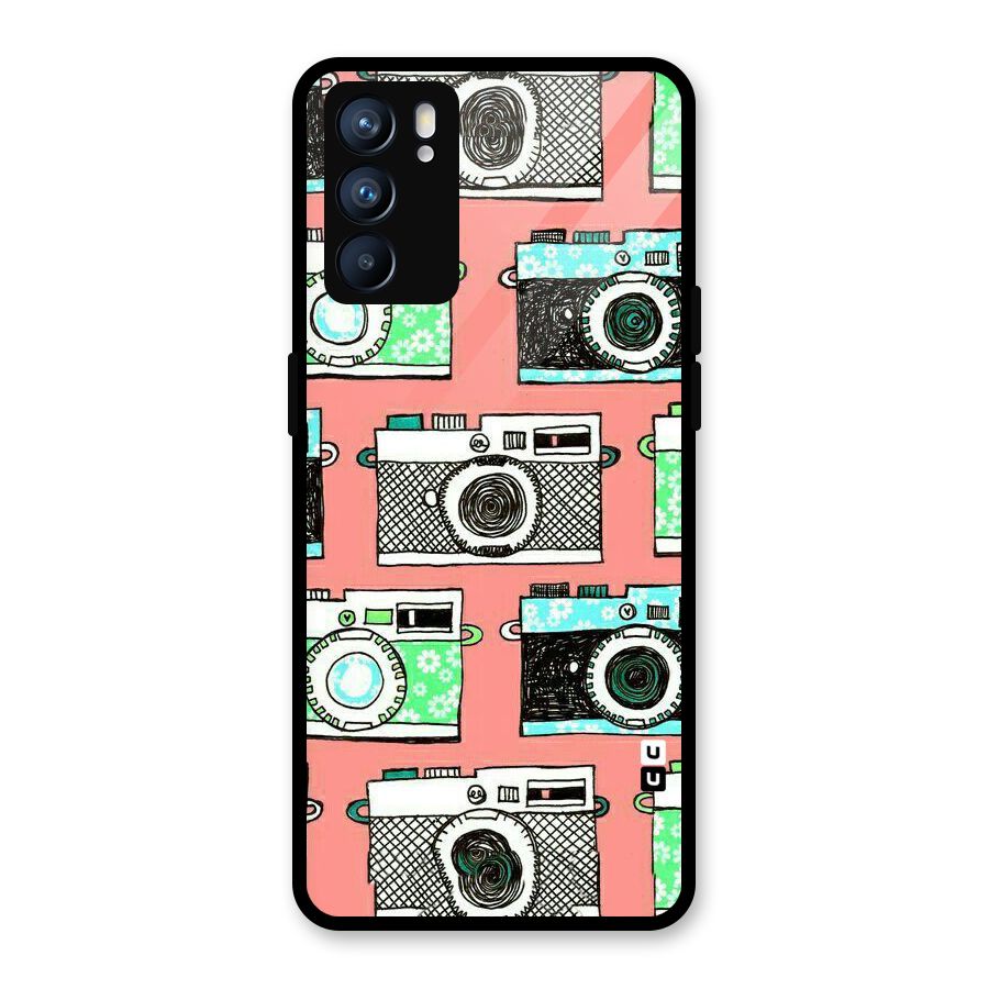 Cam Art Loving Glass Back Case for Oppo Reno6 5G