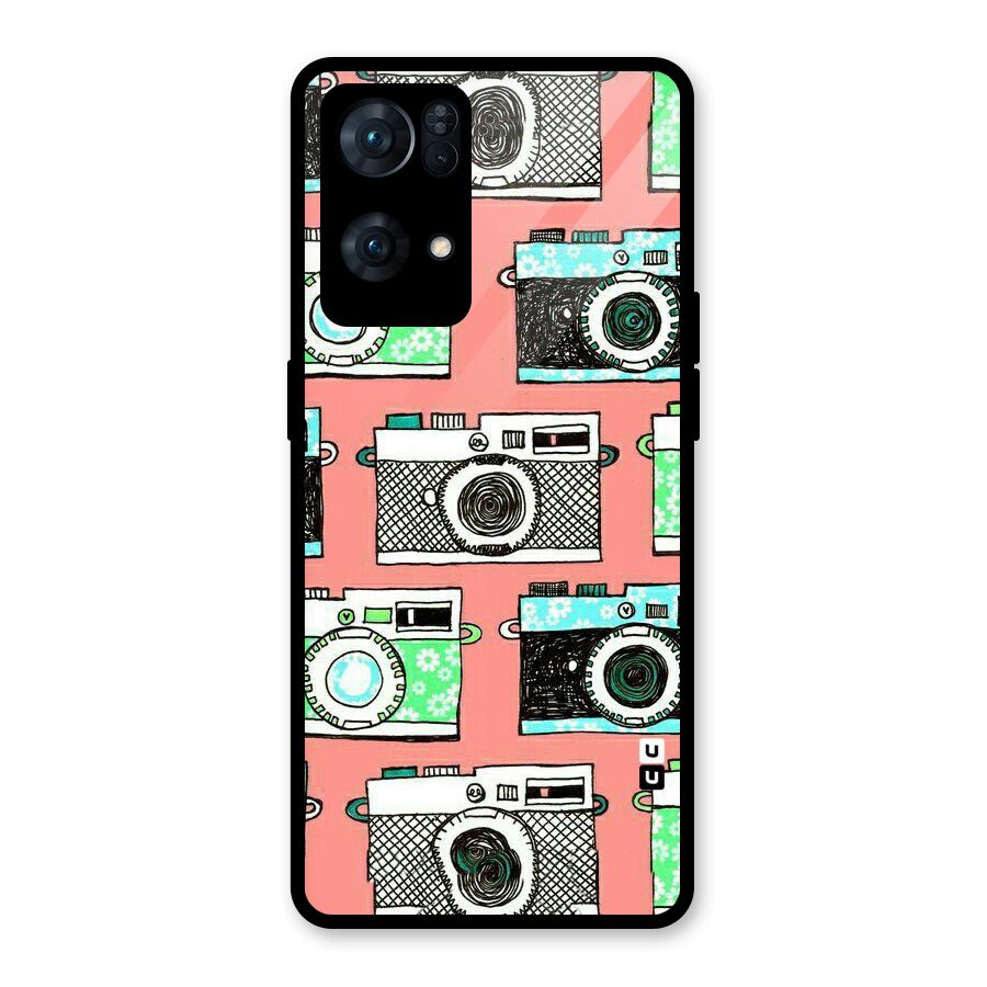 Cam Art Loving Glass Back Case for Oppo Reno7 Pro 5G