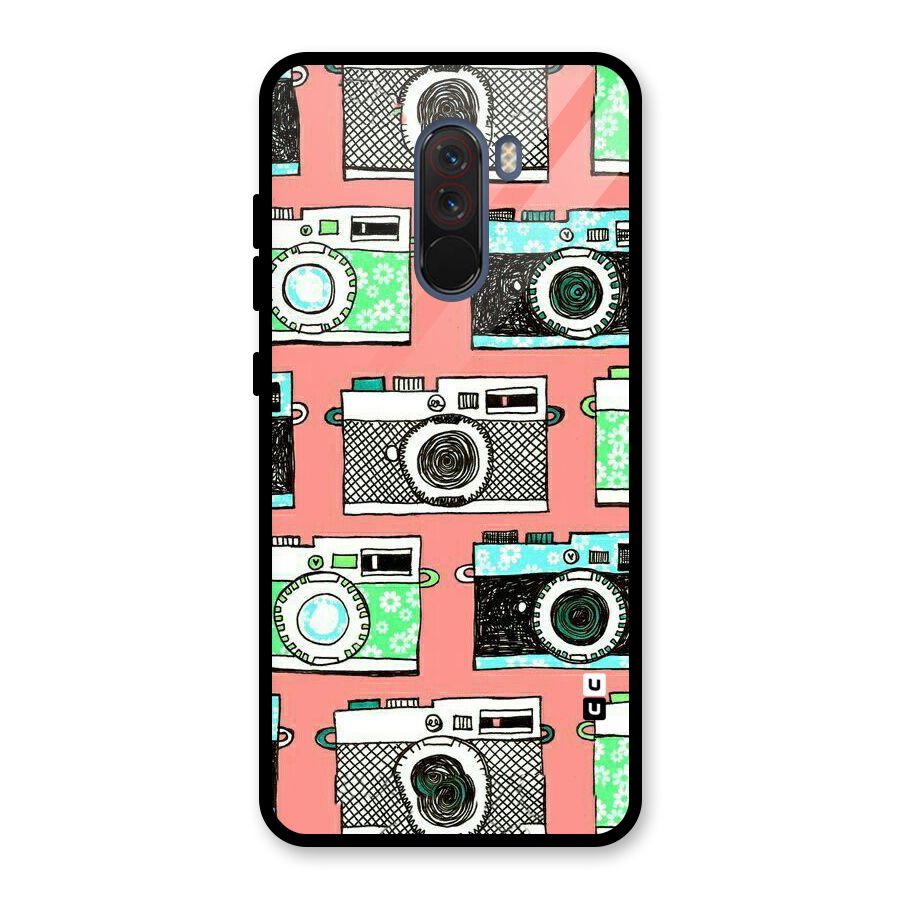Cam Art Loving Glass Back Case for Poco F1