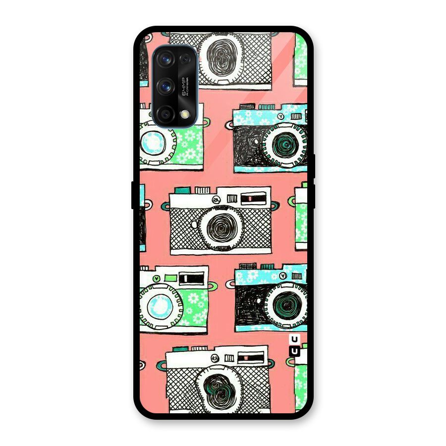 Cam Art Loving Glass Back Case for Realme 7 Pro