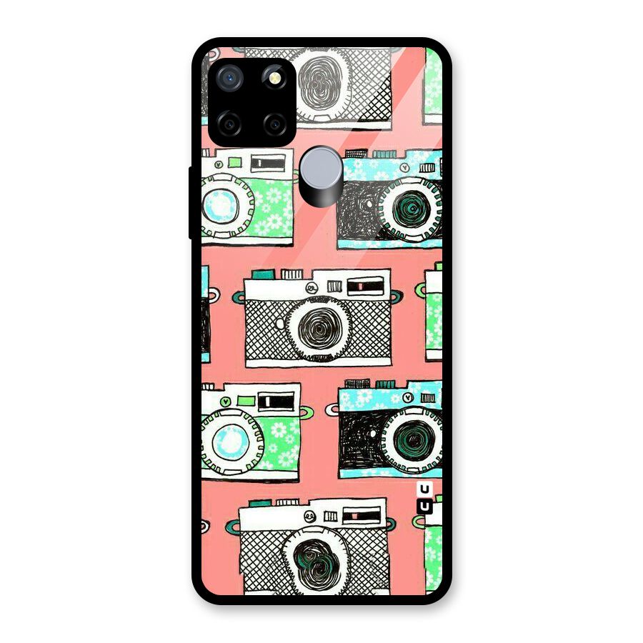 Cam Art Loving Glass Back Case for Realme C12