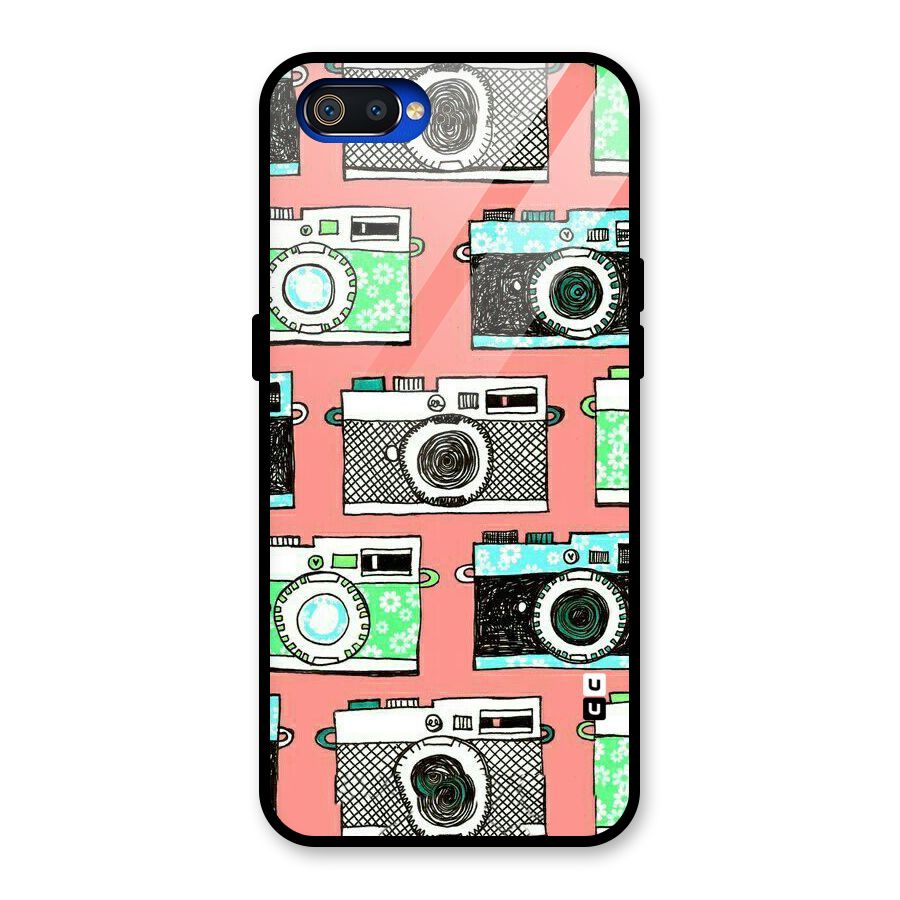 Cam Art Loving Glass Back Case for Realme C2