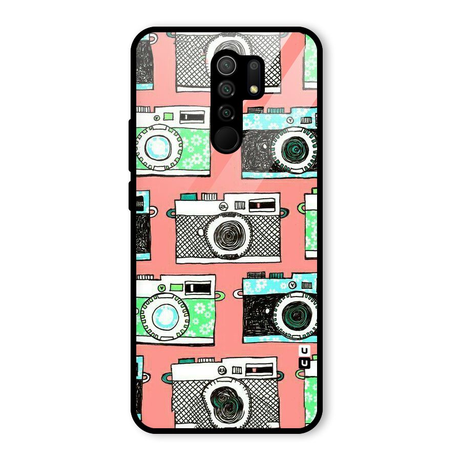 Cam Art Loving Glass Back Case for Redmi 9 Prime