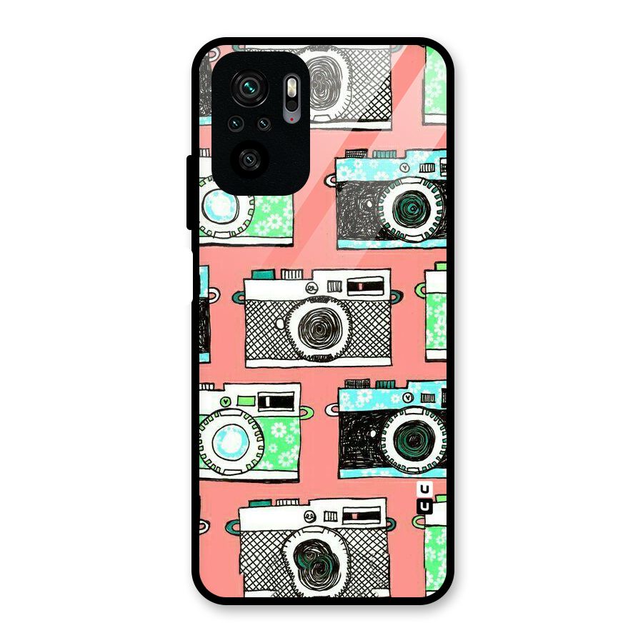 Cam Art Loving Glass Back Case for Redmi Note 10S