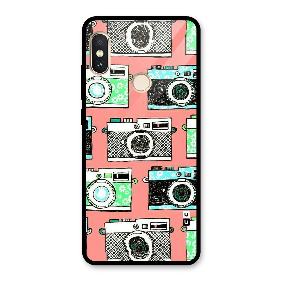 Cam Art Loving Glass Back Case for Redmi Note 5 Pro