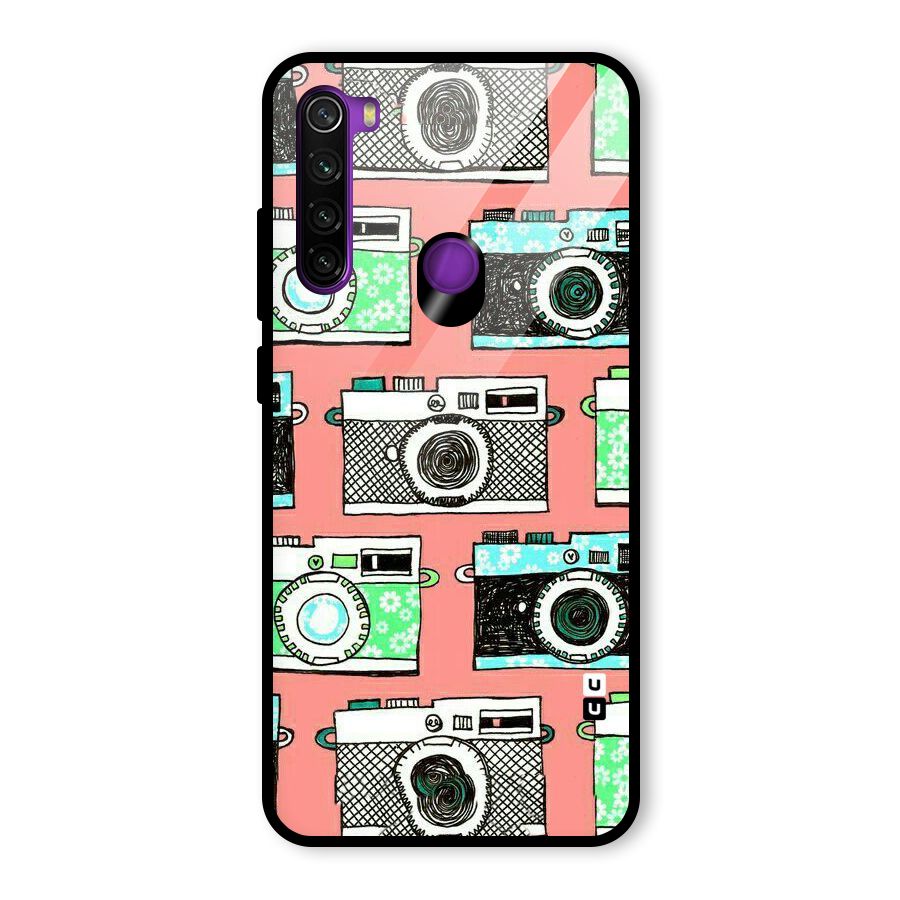 Cam Art Loving Glass Back Case for Redmi Note 8