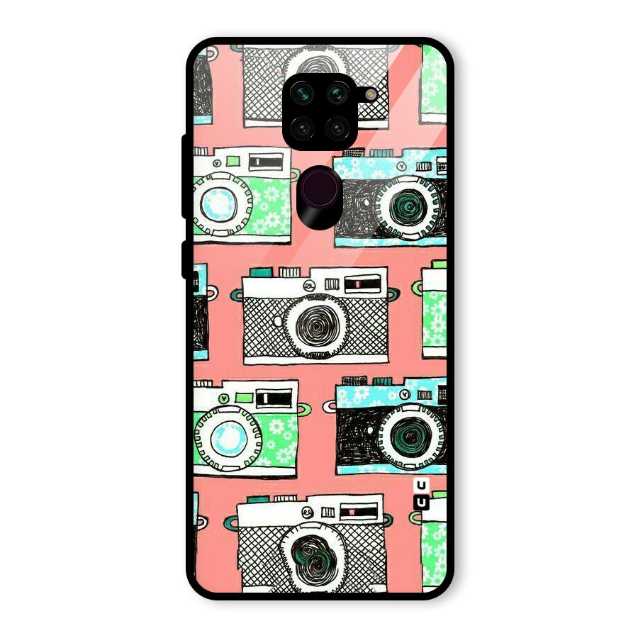 Cam Art Loving Glass Back Case for Redmi Note 9