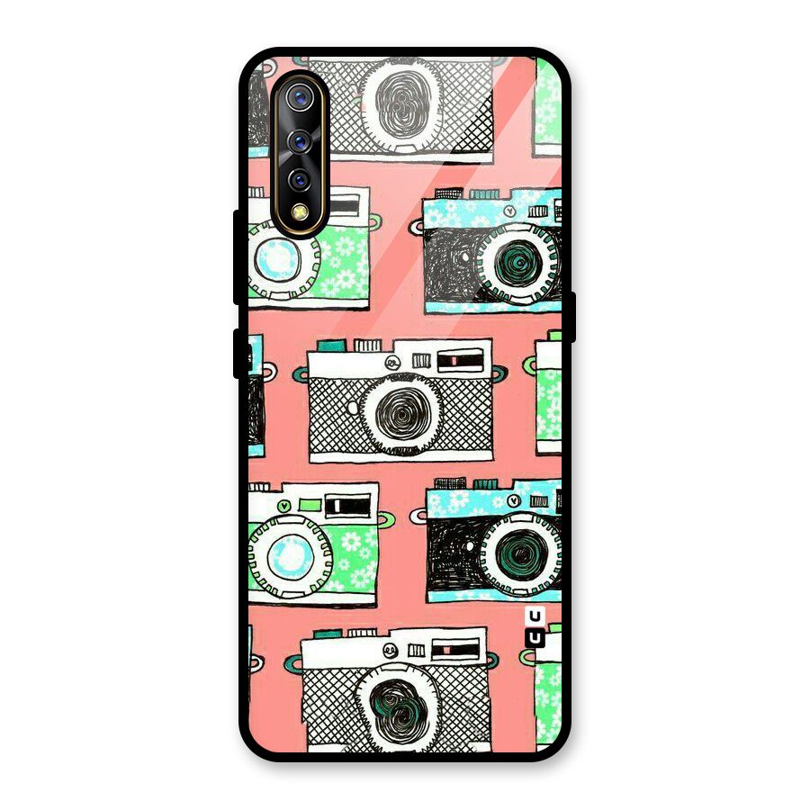Cam Art Loving Glass Back Case for Vivo S1