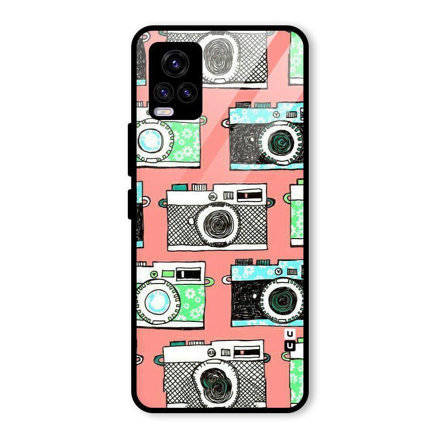 Cam Art Loving Glass Back Case for Vivo V20