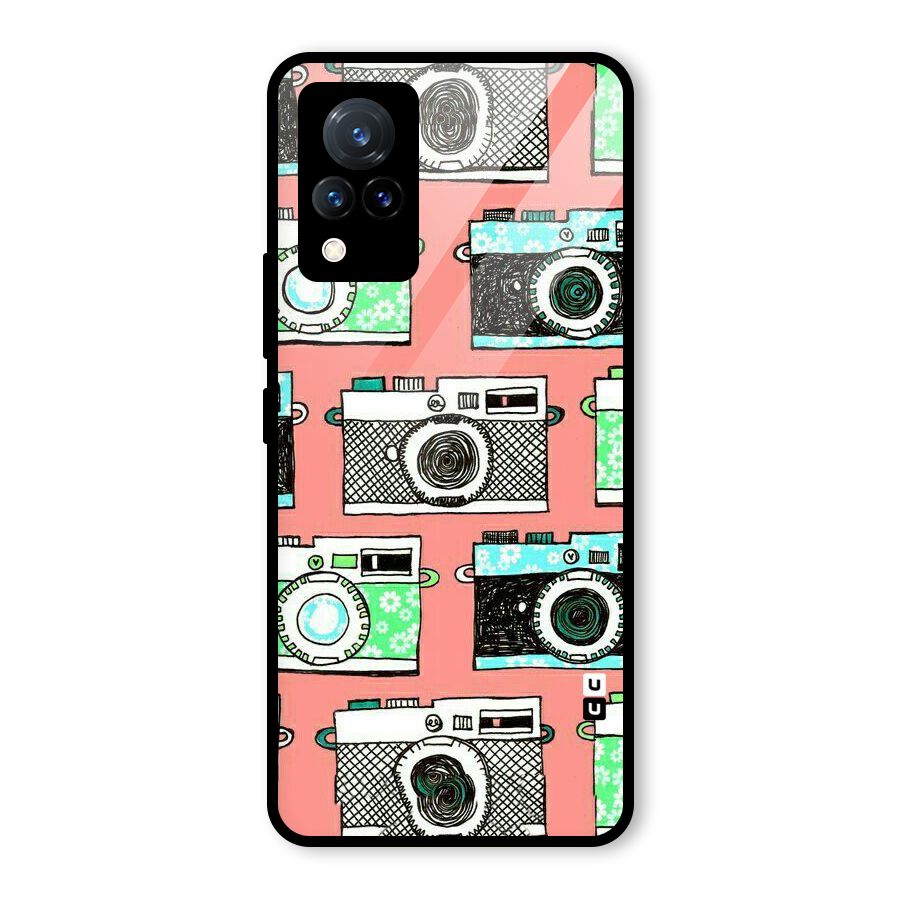 Cam Art Loving Glass Back Case for Vivo V21 5G
