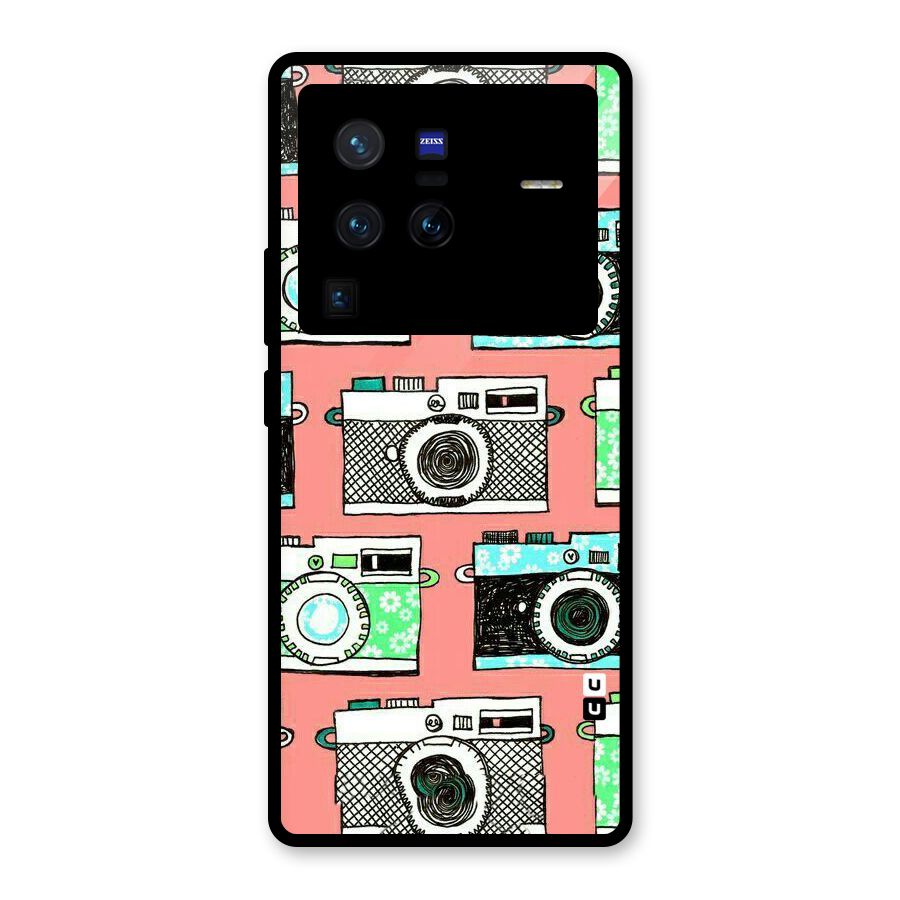 Cam Art Loving Glass Back Case for Vivo X80 Pro
