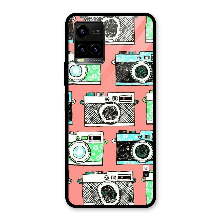 Cam Art Loving Glass Back Case for Vivo Y21T