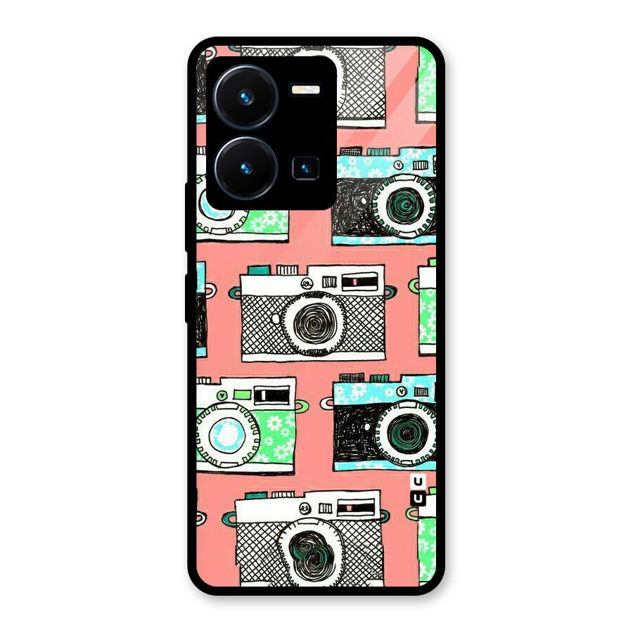 Cam Art Loving Glass Back Case for Vivo Y35