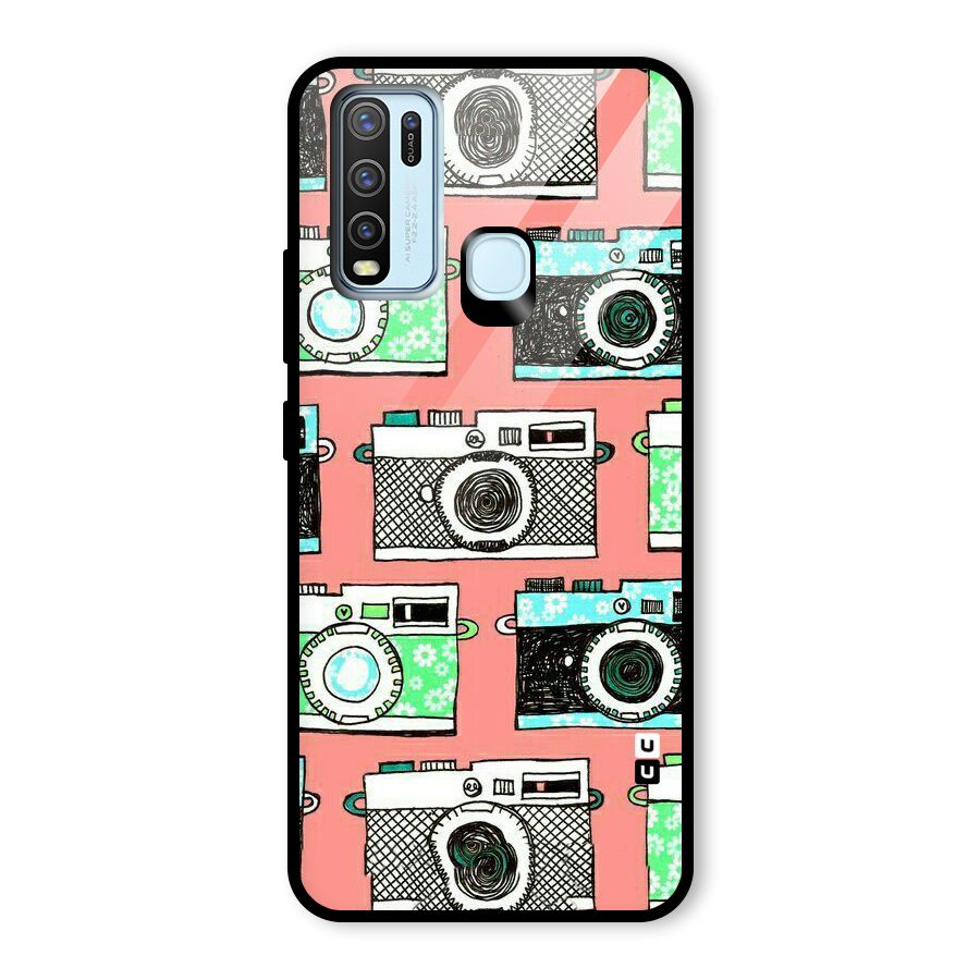 Cam Art Loving Glass Back Case for Vivo Y50