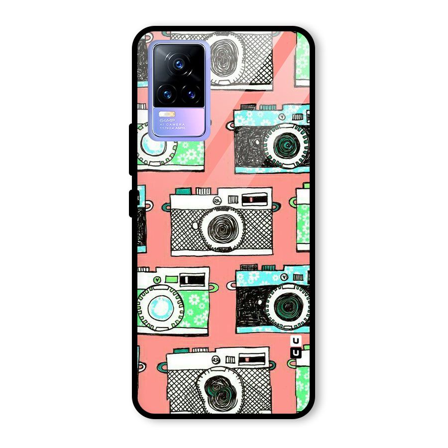 Cam Art Loving Glass Back Case for Vivo Y73