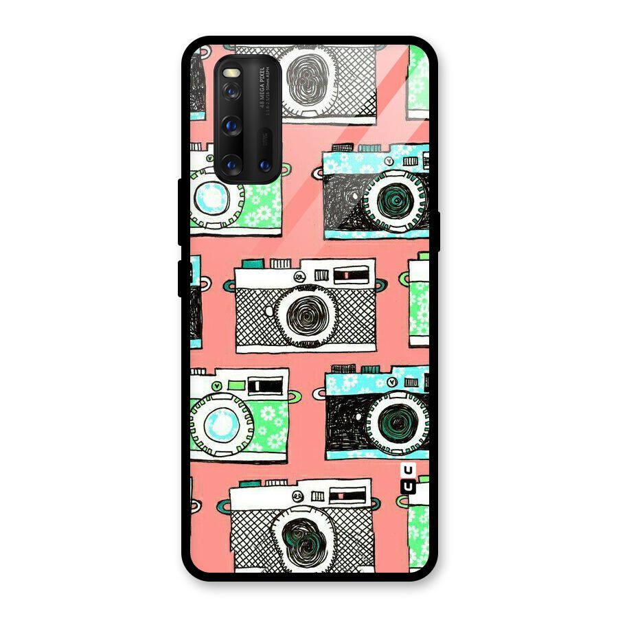 Cam Art Loving Glass Back Case for Vivo iQOO 3