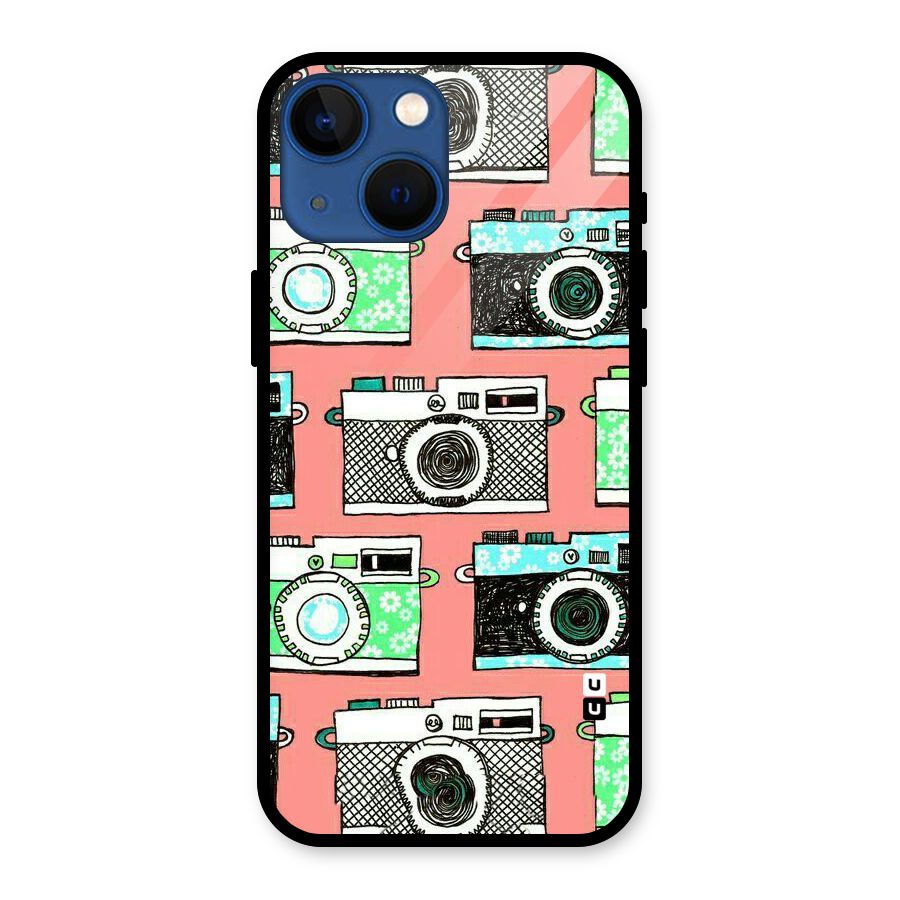 Cam Art Loving Glass Back Case for iPhone 13 Mini