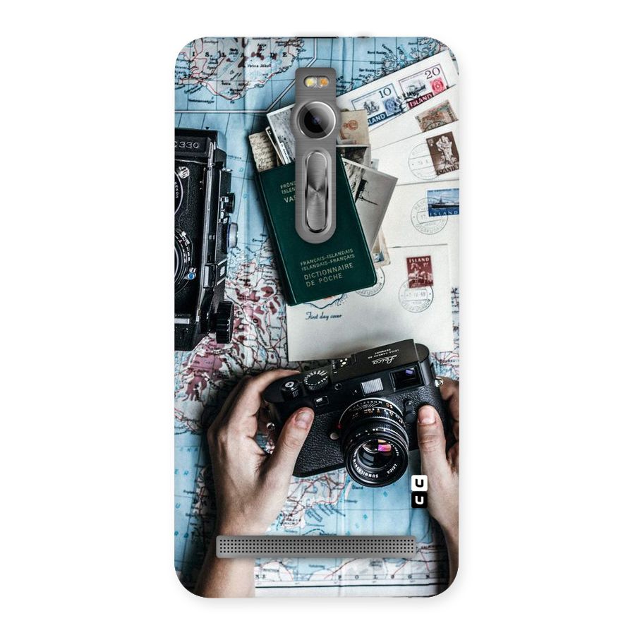 Camera and Postcards Back Case for Asus Zenfone 2