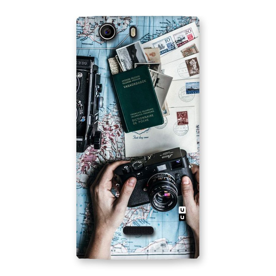 Camera and Postcards Back Case for Canvas Nitro 2 E311