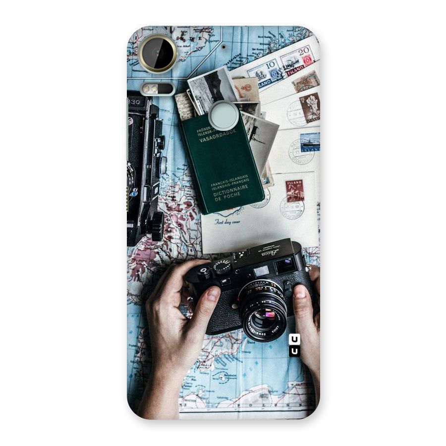 Camera and Postcards Back Case for Desire 10 Pro