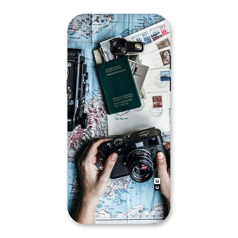 Camera and Postcards Back Case for Galaxy A5 2017