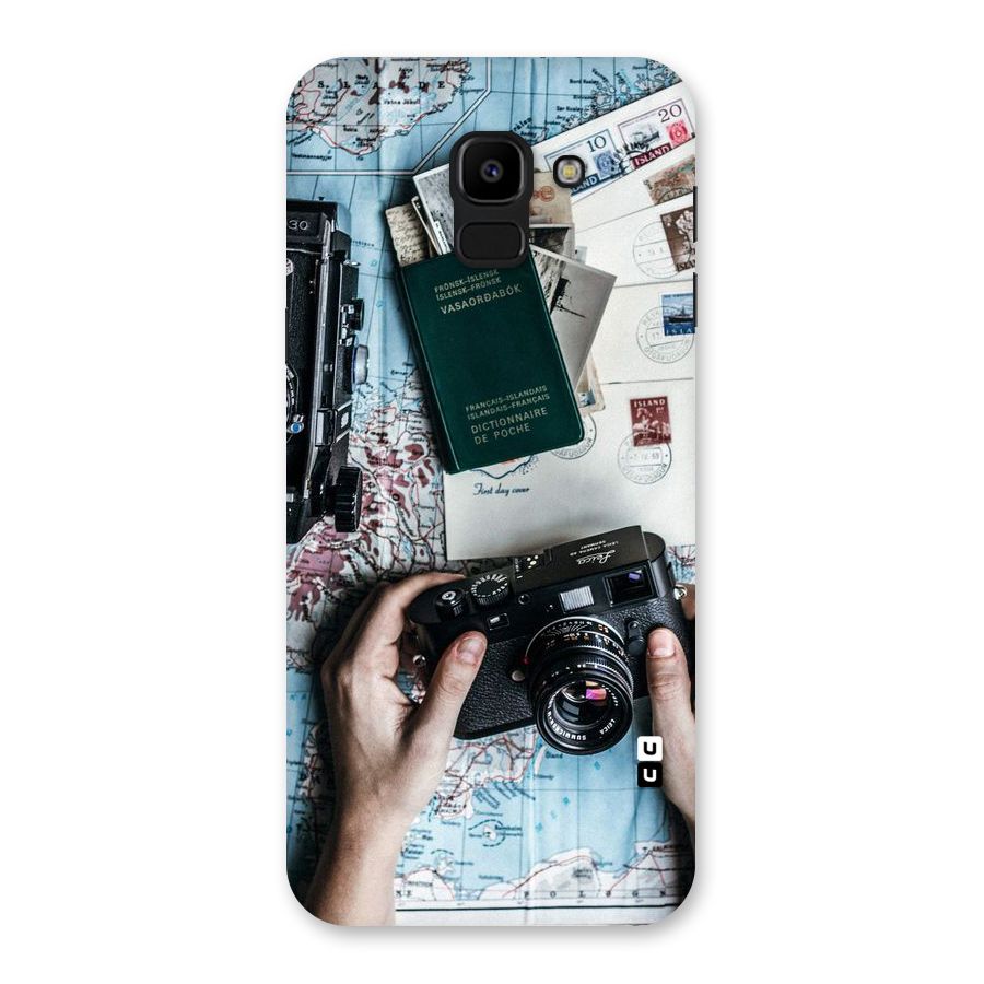 Camera and Postcards Back Case for Galaxy J6