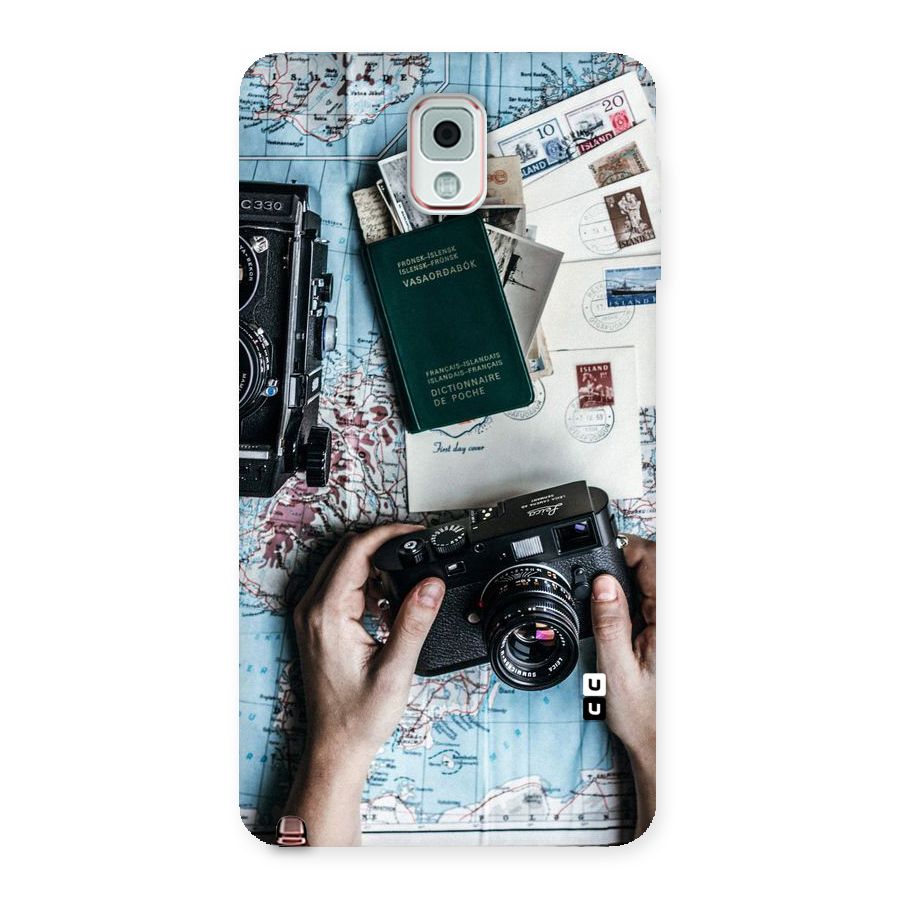 Camera and Postcards Back Case for Galaxy Note 3
