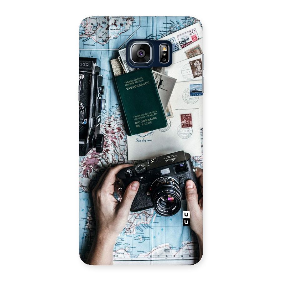 Camera and Postcards Back Case for Galaxy Note 5