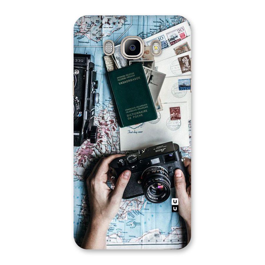 Camera and Postcards Back Case for Galaxy On8