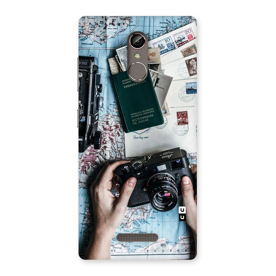 Camera and Postcards Back Case for Gionee S6s