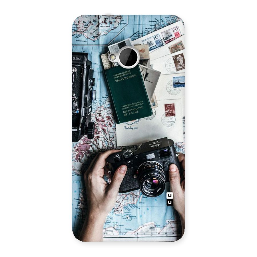 Camera and Postcards Back Case for HTC One M7