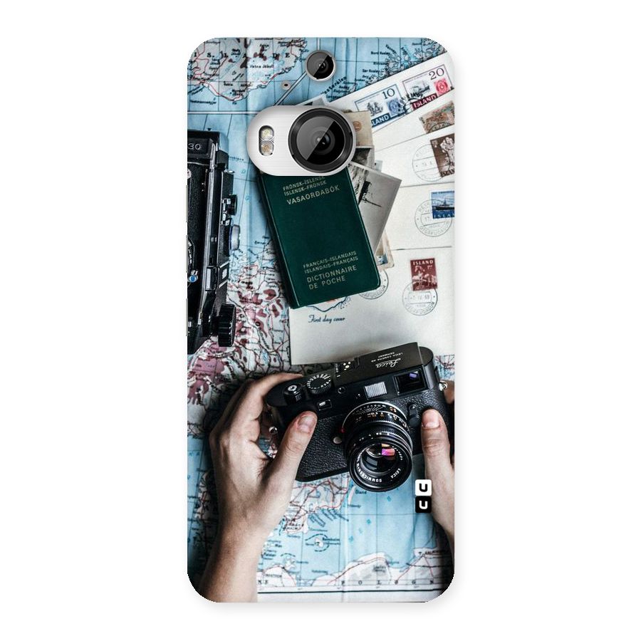 Camera and Postcards Back Case for HTC One M9 Plus