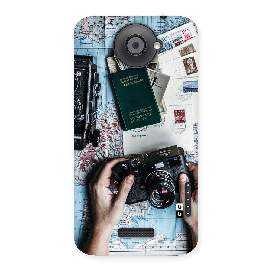 Camera and Postcards Back Case for HTC One X