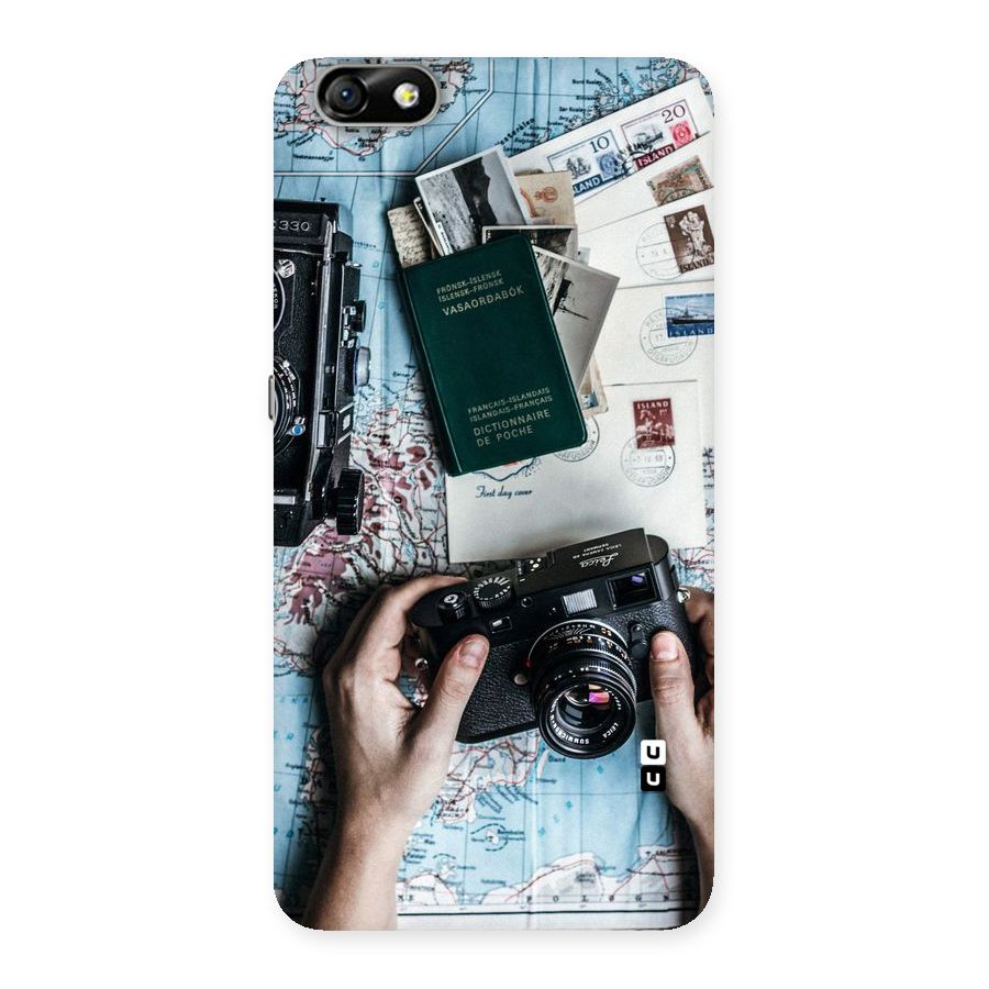Camera and Postcards Back Case for Honor 4X