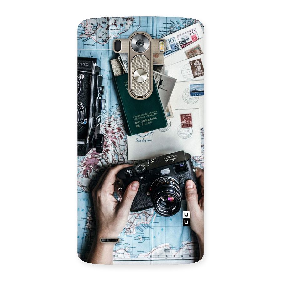 Camera and Postcards Back Case for LG G3