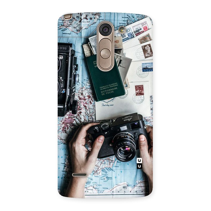 Camera and Postcards Back Case for LG G3 Stylus