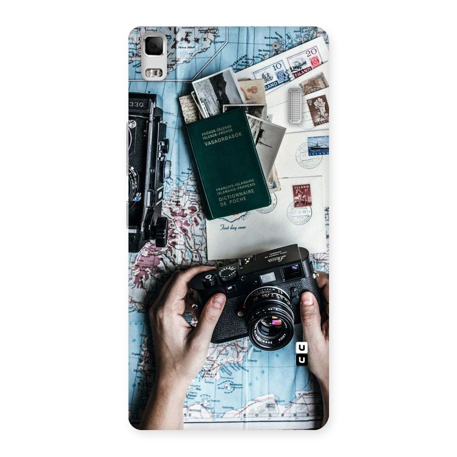 Camera and Postcards Back Case for Lenovo K3 Note