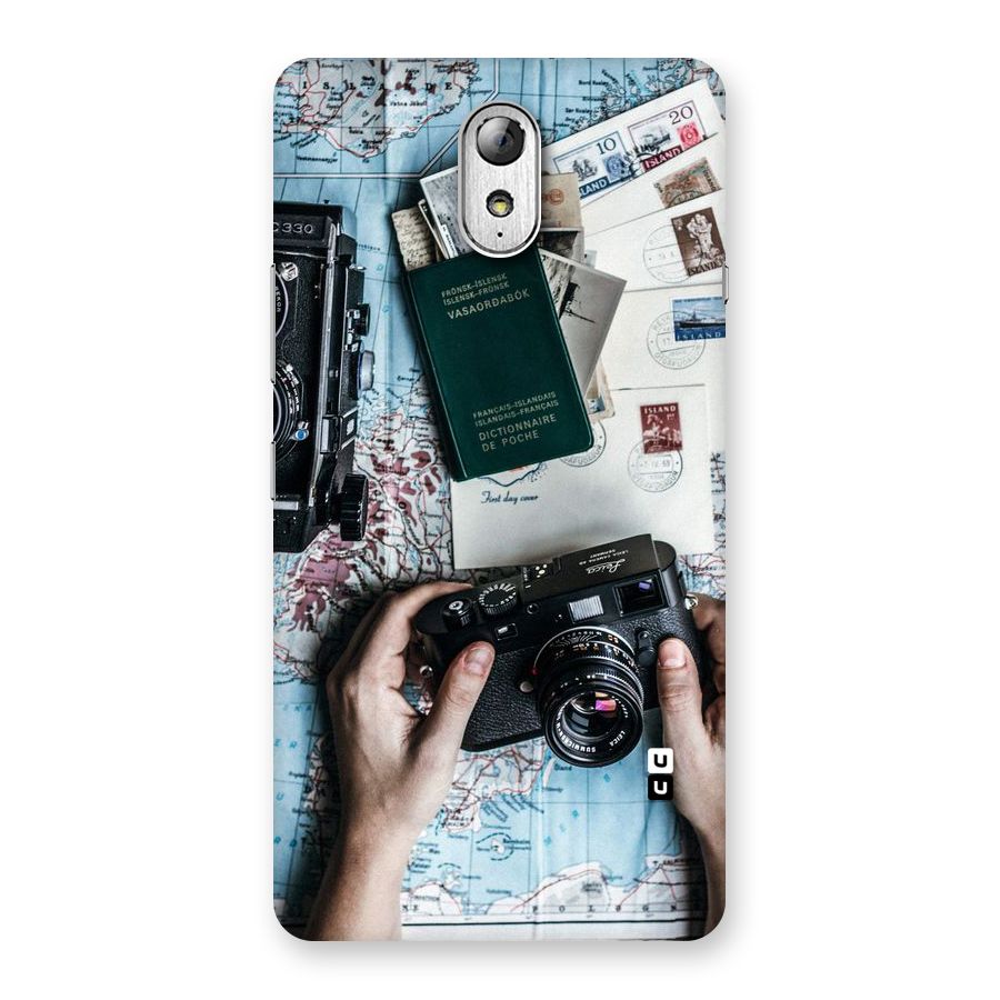 Camera and Postcards Back Case for Lenovo Vibe P1M