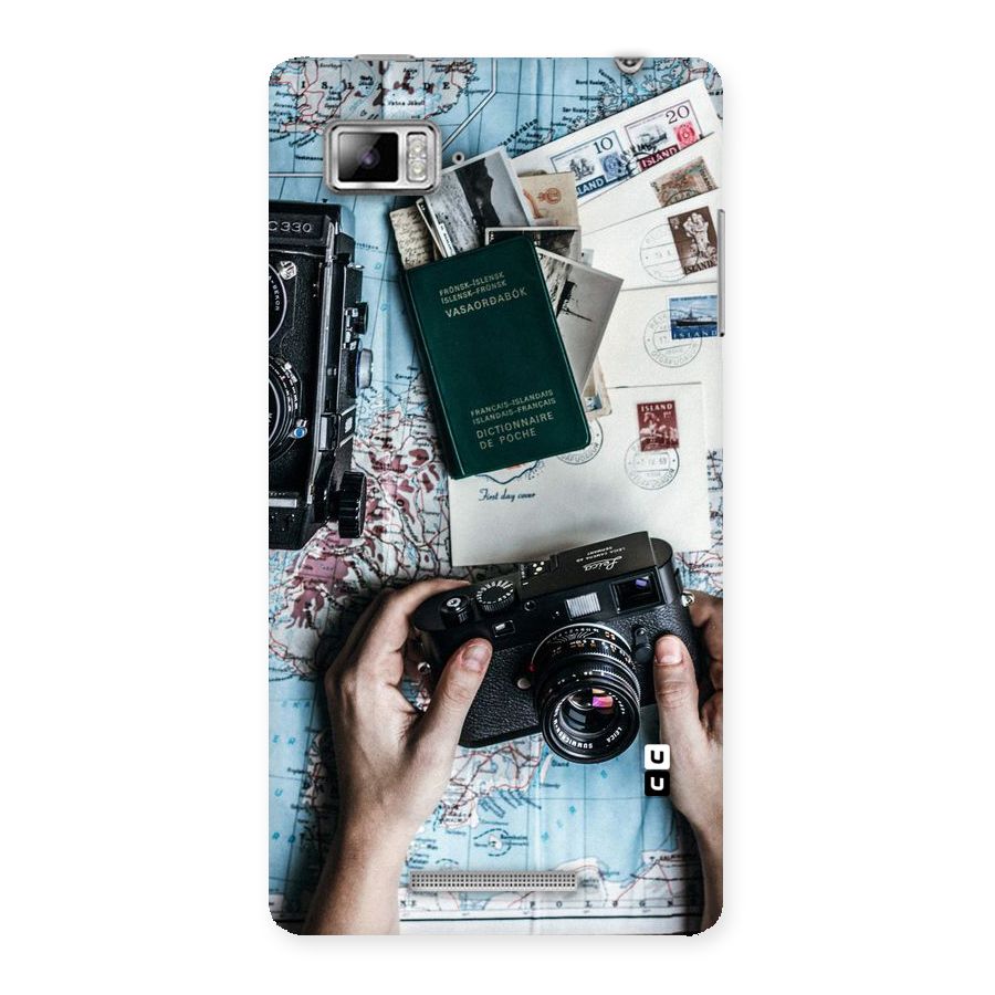 Camera and Postcards Back Case for Lenovo Vibe Z K910