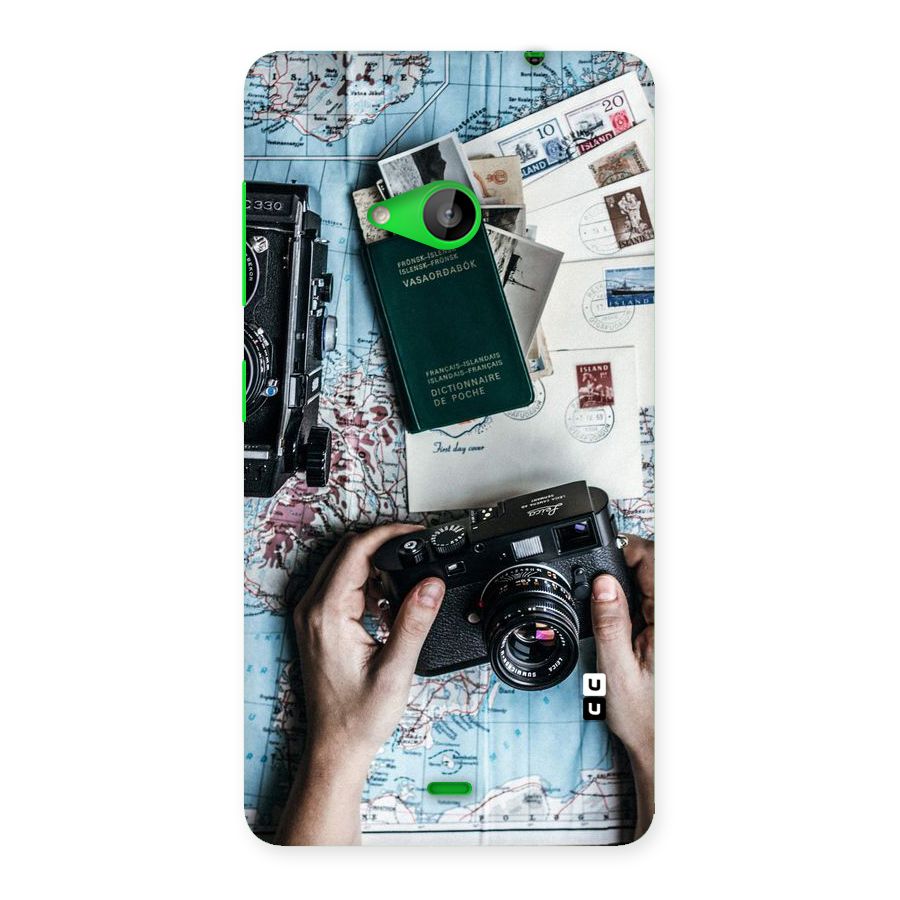 Camera and Postcards Back Case for Lumia 535