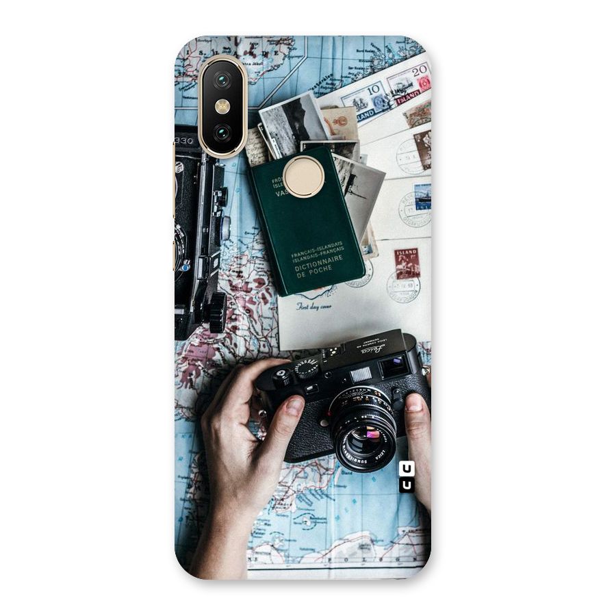 Camera and Postcards Back Case for Mi A2