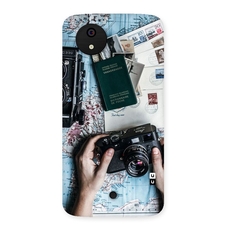 Camera and Postcards Back Case for Micromax Canvas A1