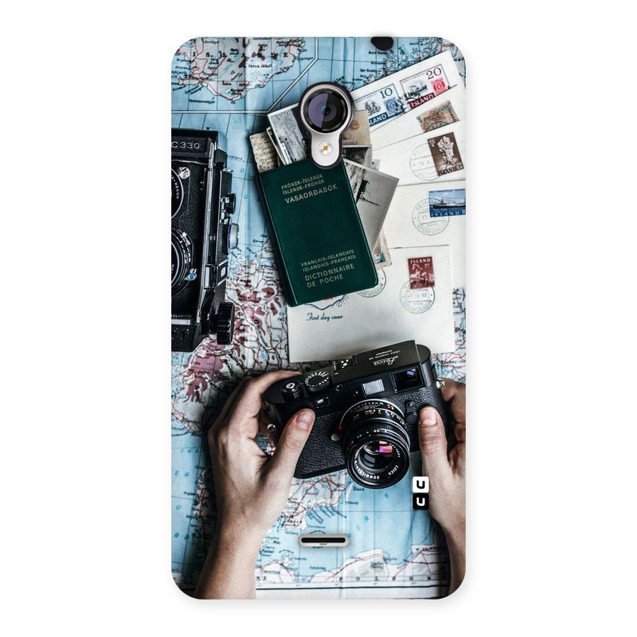 Camera and Postcards Back Case for Micromax Unite 2 A106