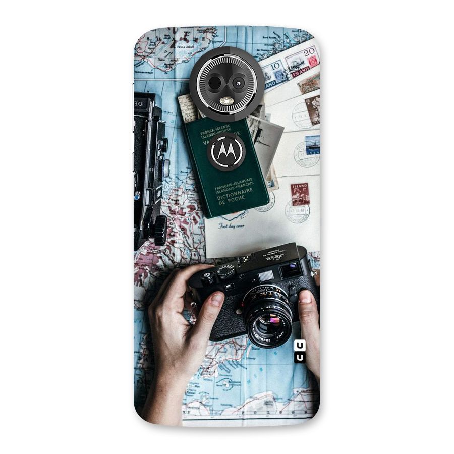 Camera and Postcards Back Case for Moto E5 Plus